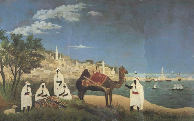 Henri Rousseau The Port of Algiers oil painting picture
